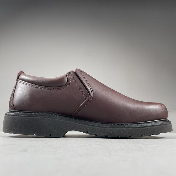 Work America Responder II Mens 10 D Brown Slip On Work Loafer Boot Oil Resistant - Picture 5 of 9